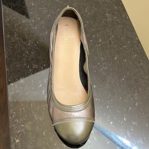 Cole Haan wedge leather shoes.